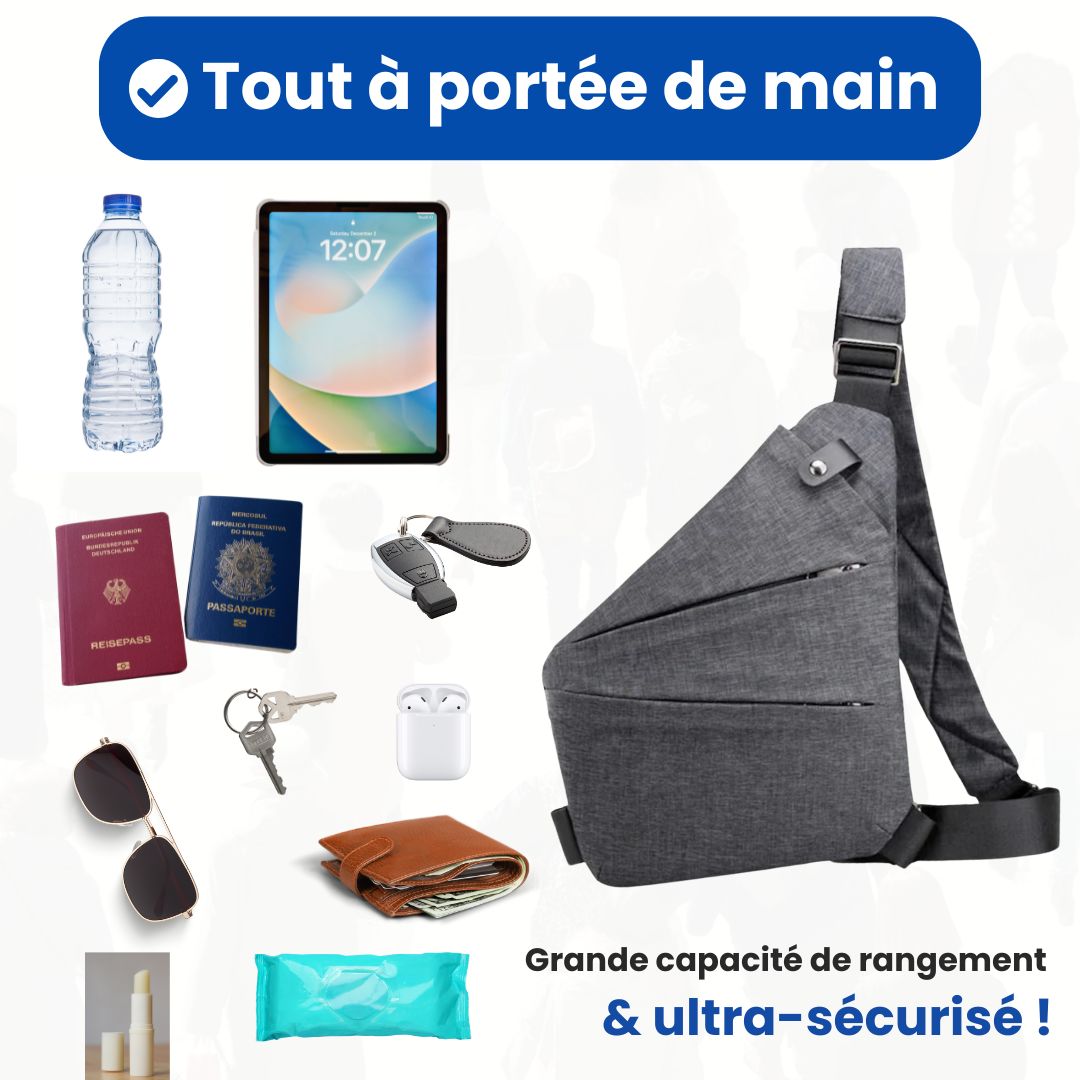 Sac bandoulière anti-vol Farvello