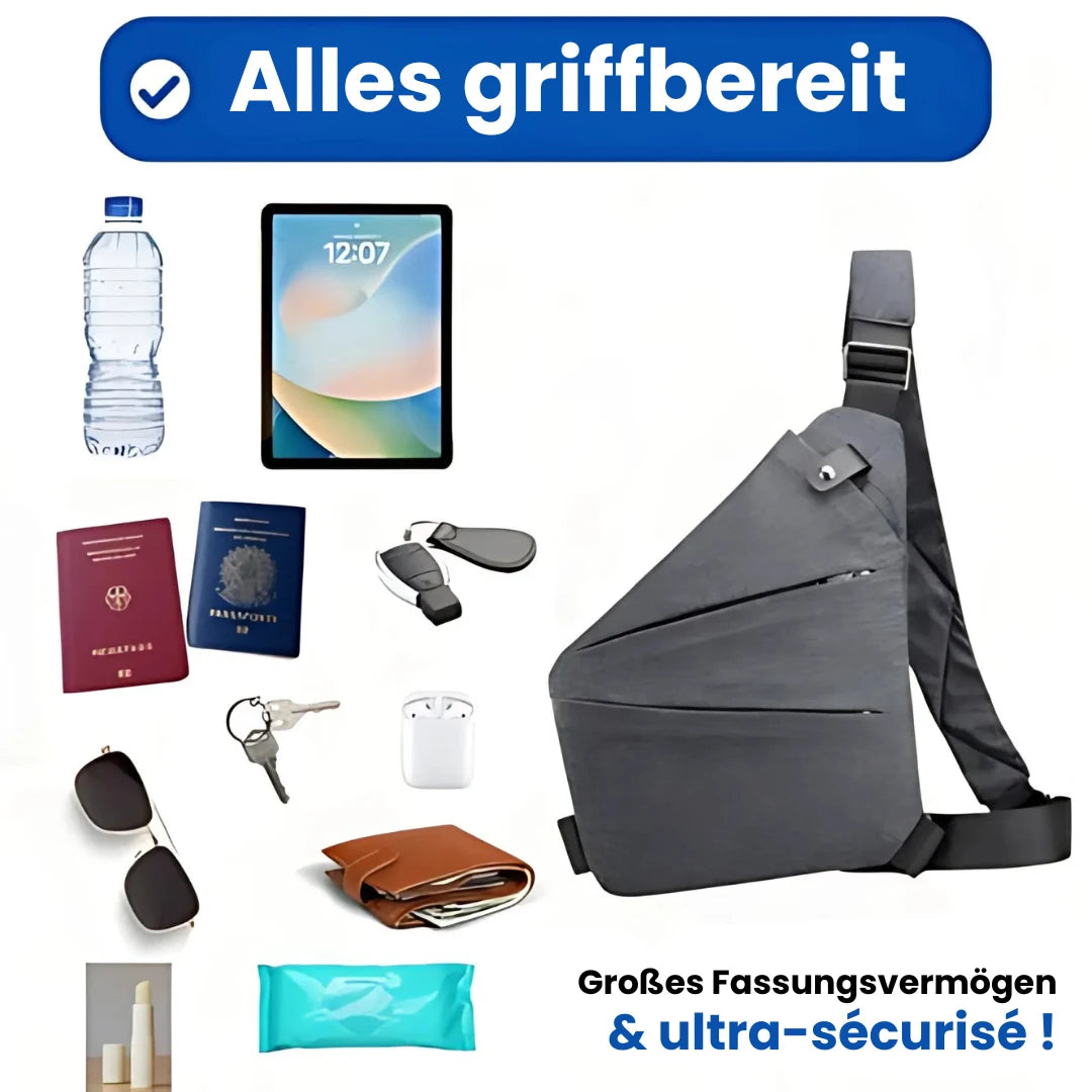 Sac bandoulière anti-vol