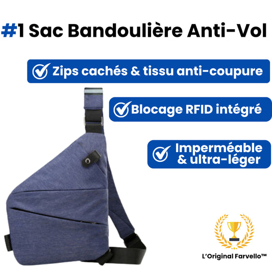 Sac bandoulière anti-vol Farvello™