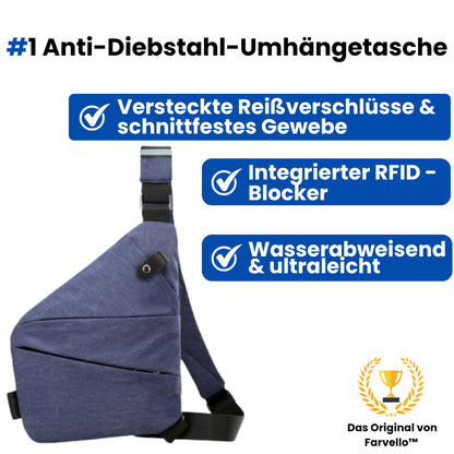 Sac bandoulière anti-vol